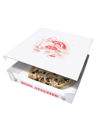 Boîte à pizza empilages économiques en carton.
